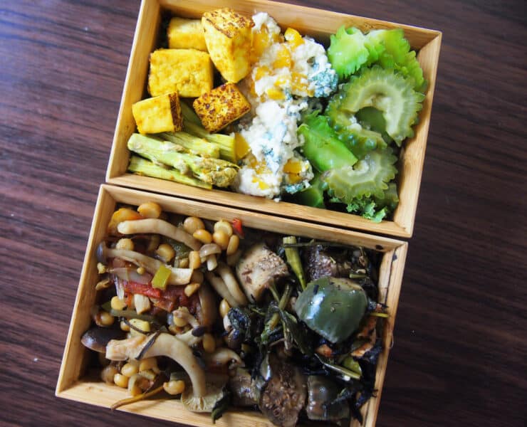 焼き豆腐とアスパラのタンドール｜ベジタリアン・弁当レシピ 1