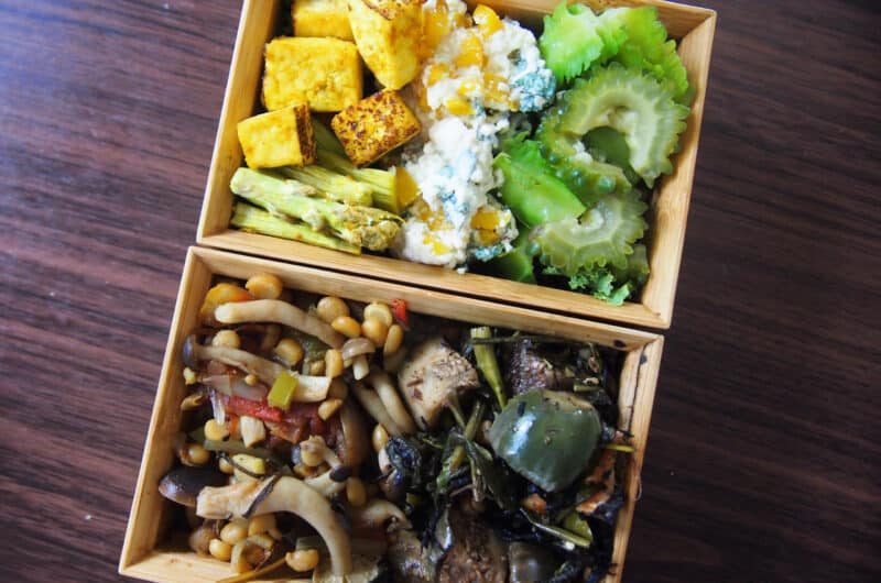 焼き豆腐とアスパラのタンドール