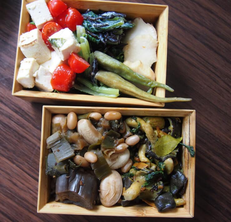 焼き豆腐のオリーブ味噌　｜ベジタリアン弁当レシピ 6