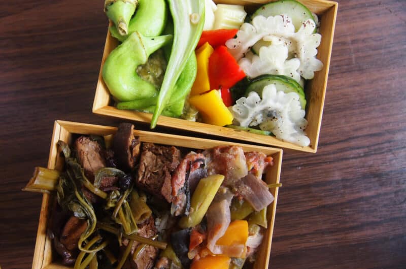 彩り野菜のトマトクリーム