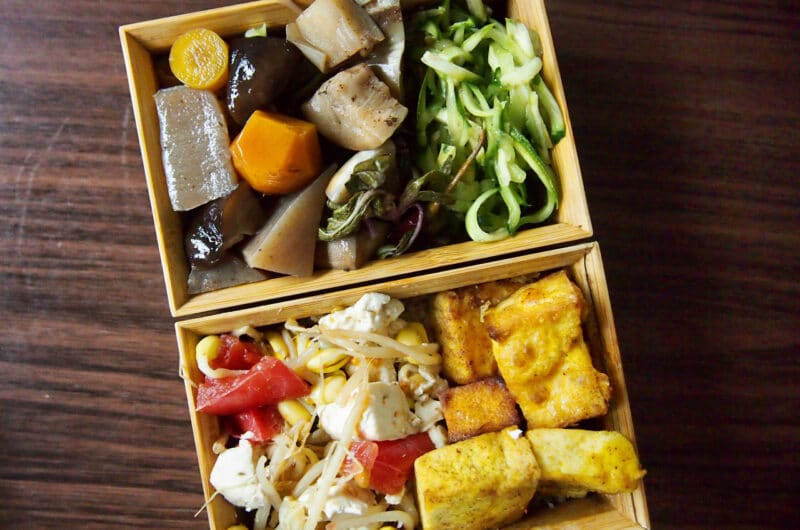 白茄子のシナモンバジルマリネ